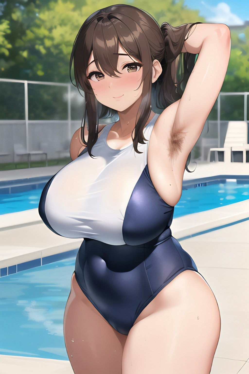 スク水お姉さん④