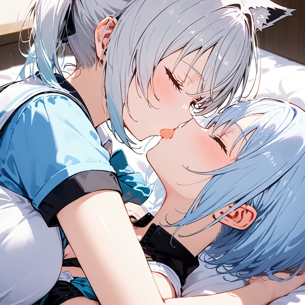 百合キス