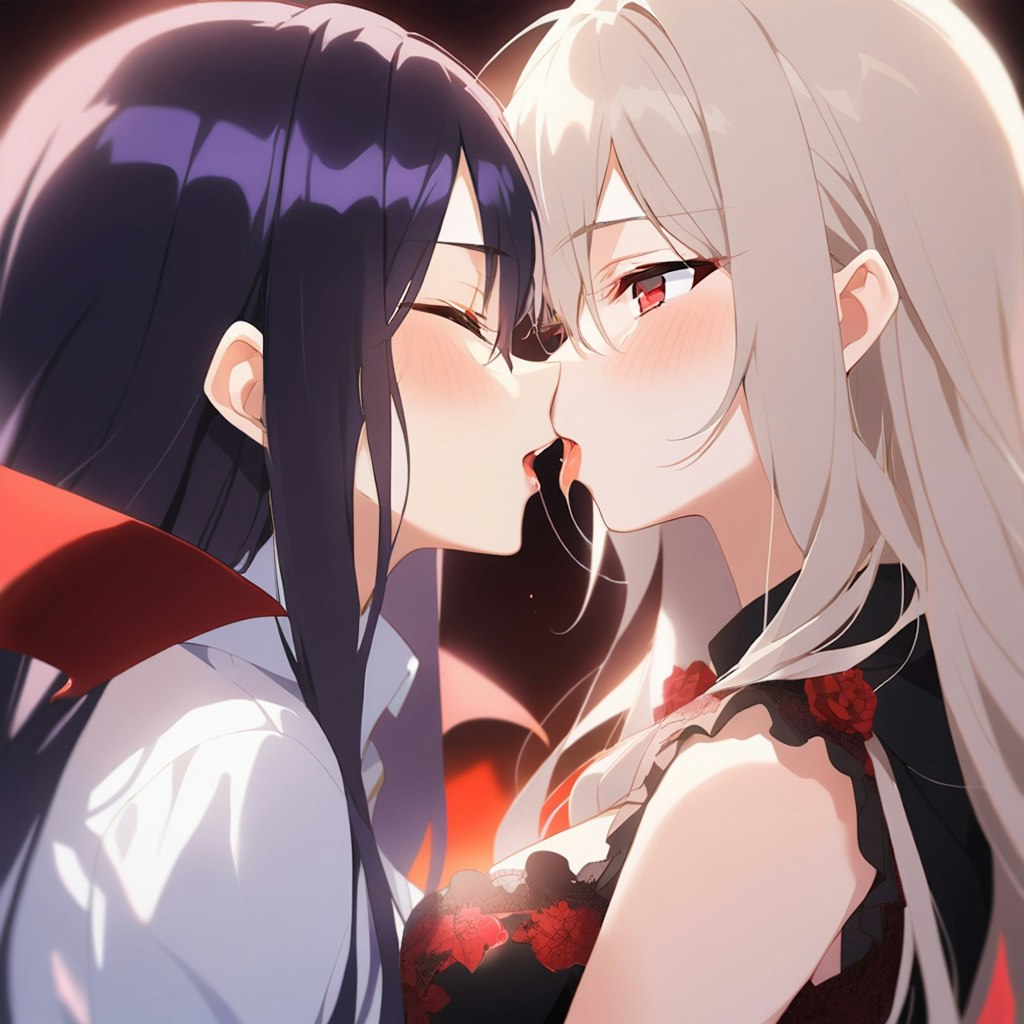 百合キス