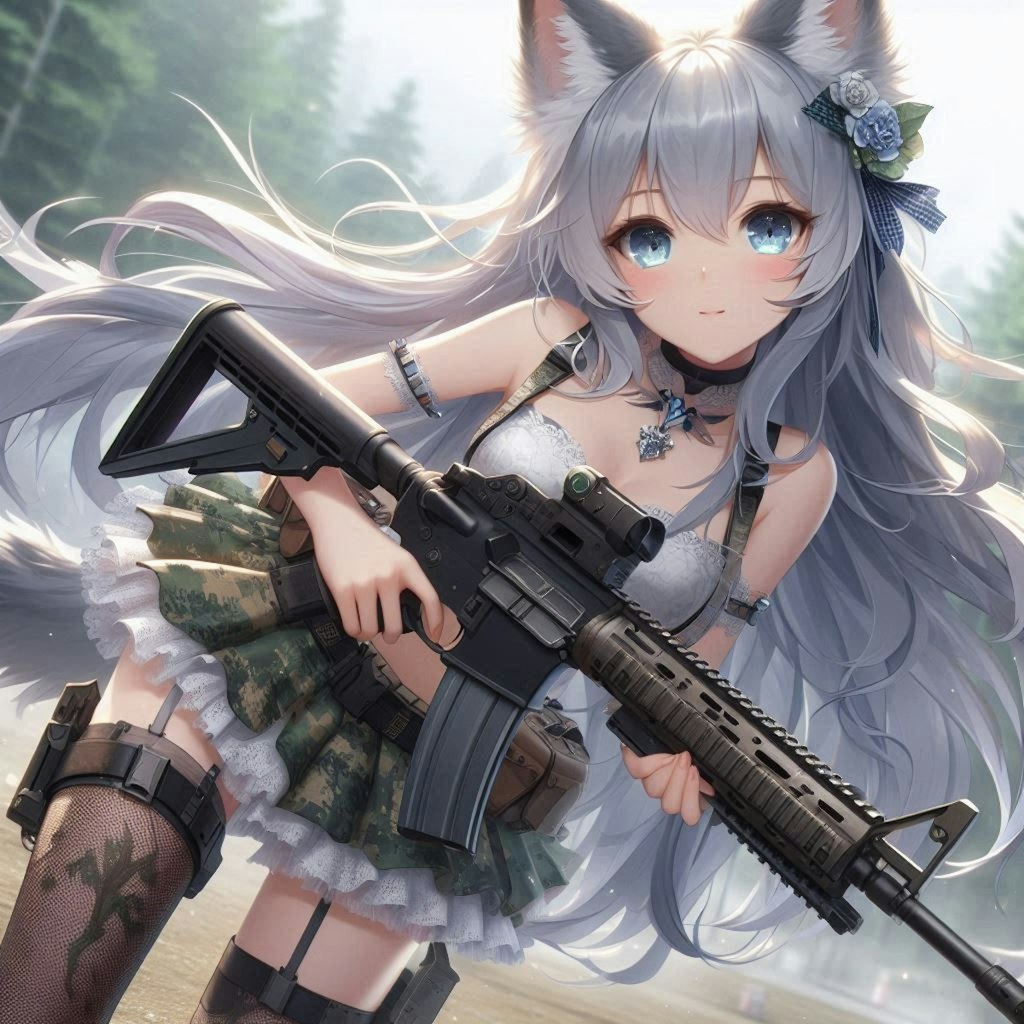 狼少女と銃　その１