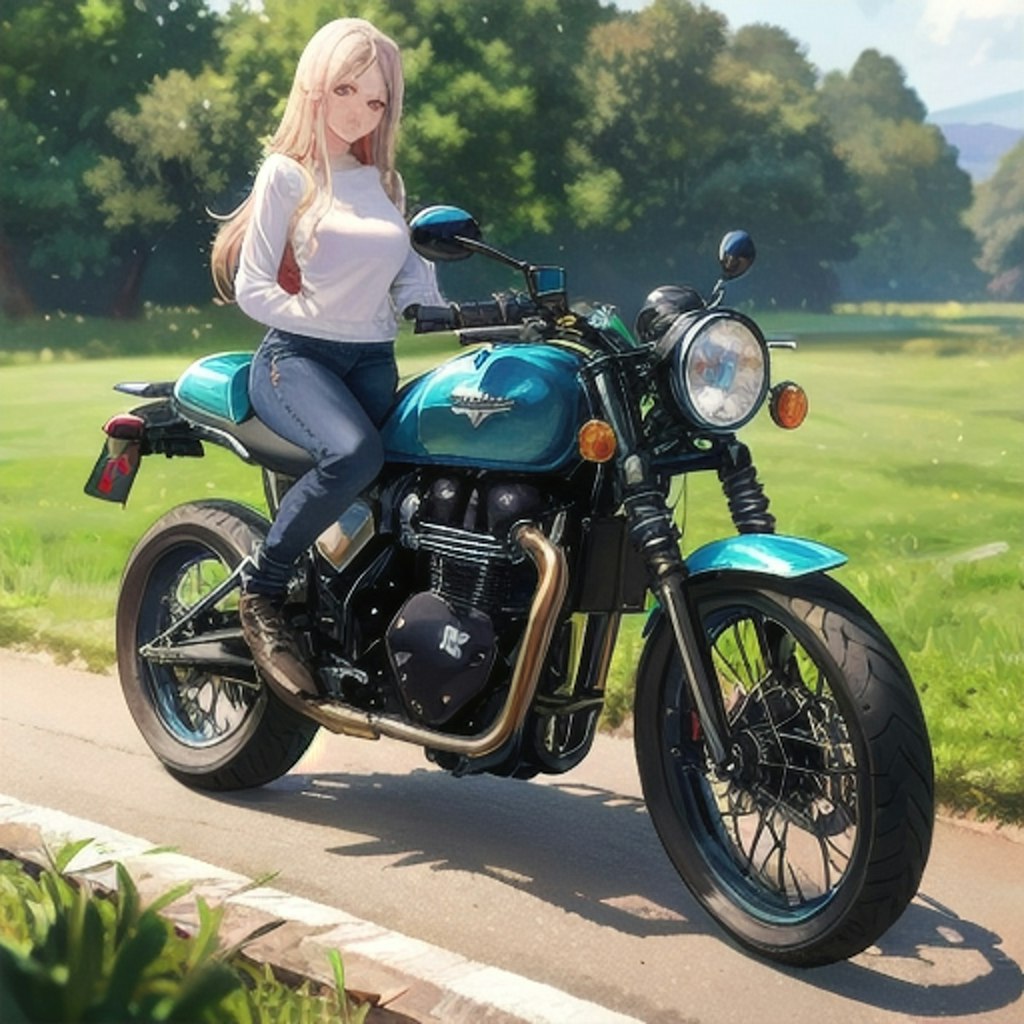 バイク好き彼女