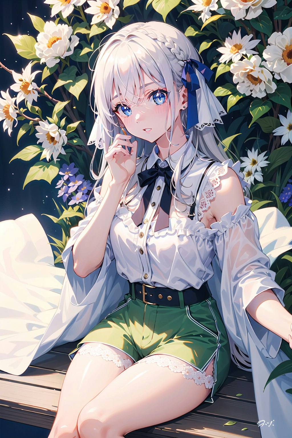 Respite Amongst Flowers