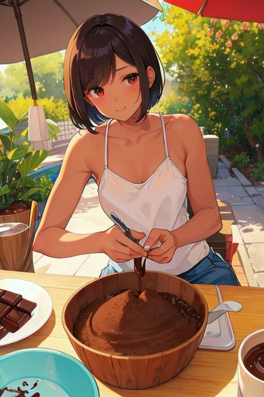 チョコ娘たち