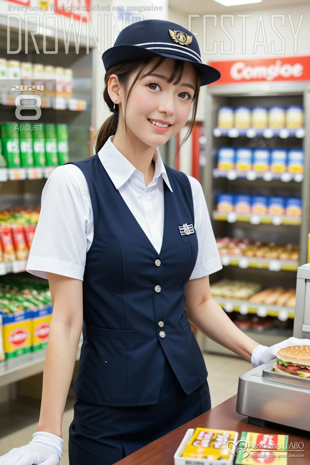 3枚）表と裏♡美人車掌さん