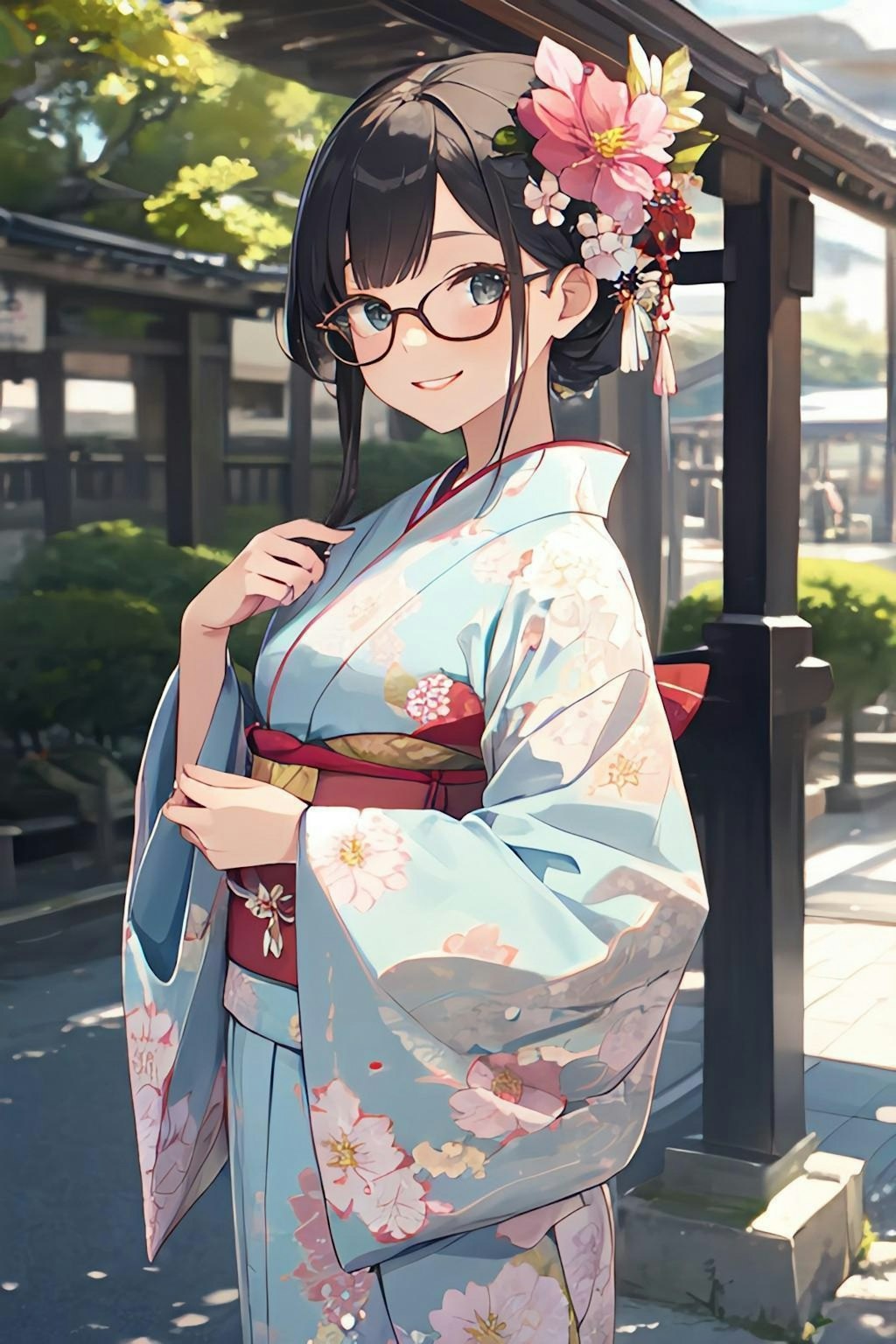 着物女子👘