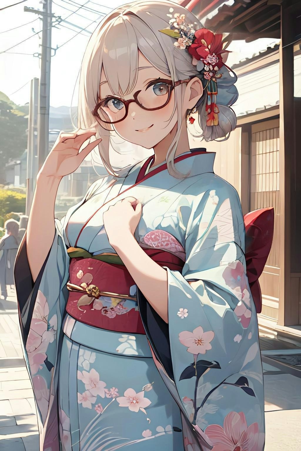 着物女子👘