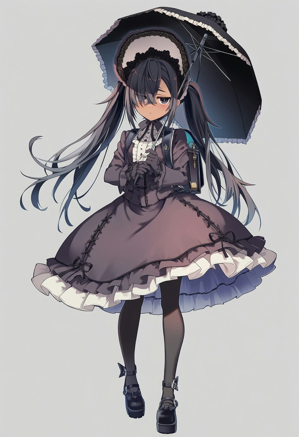 褐色ロリィタ〇学生