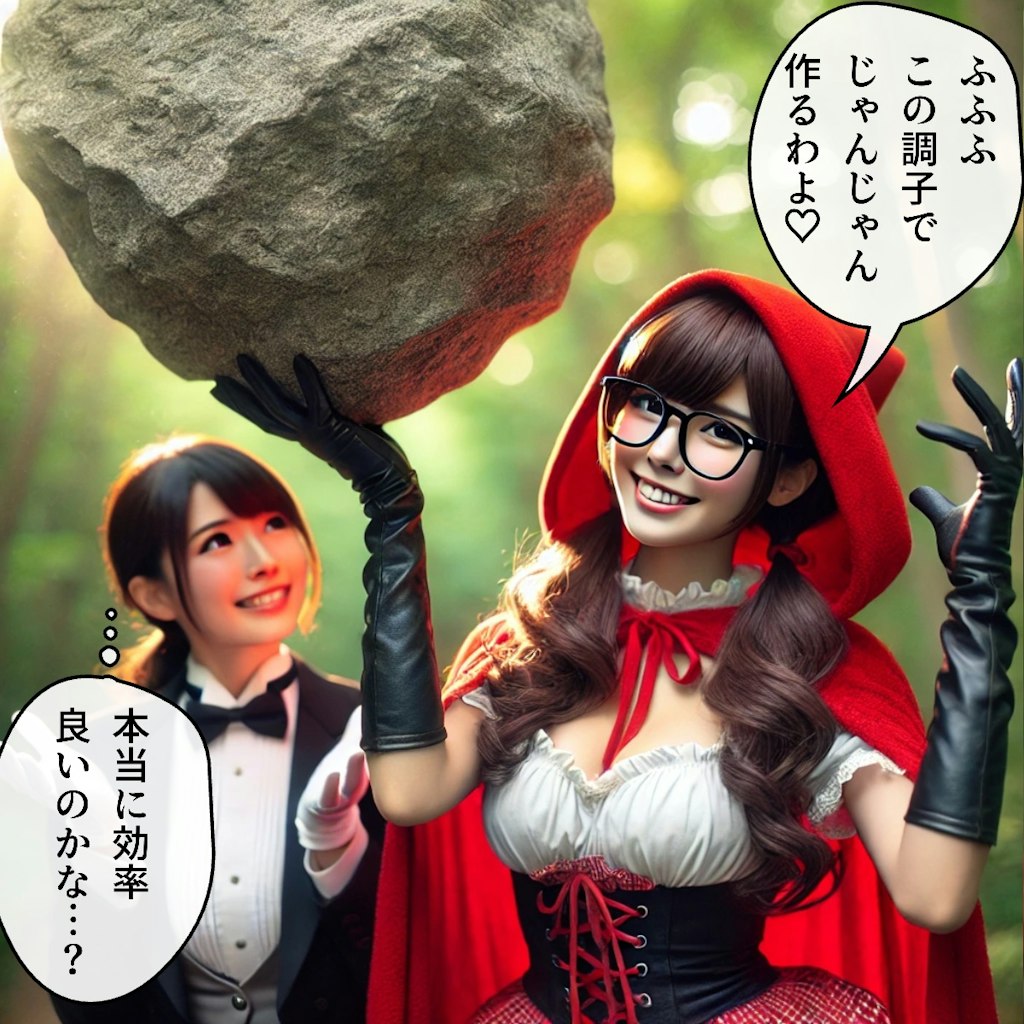 副業を見つけた赤ずきんちゃん