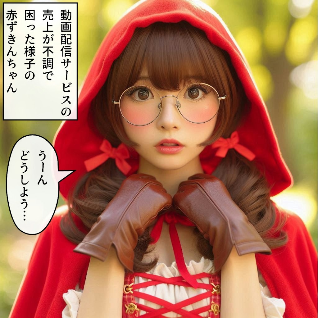 副業を見つけた赤ずきんちゃん