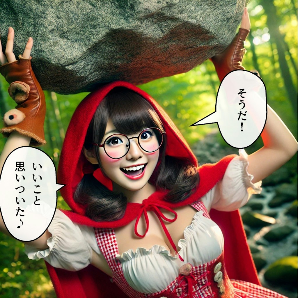 副業を見つけた赤ずきんちゃん