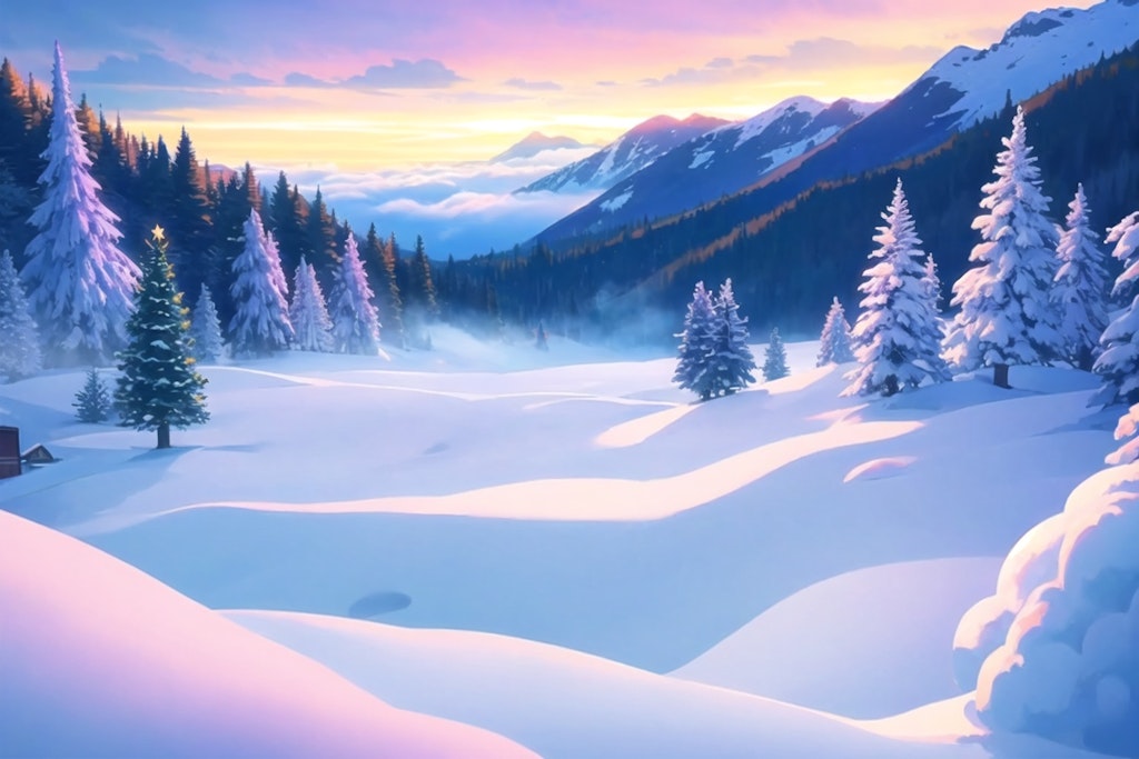 Snowy landscape 1