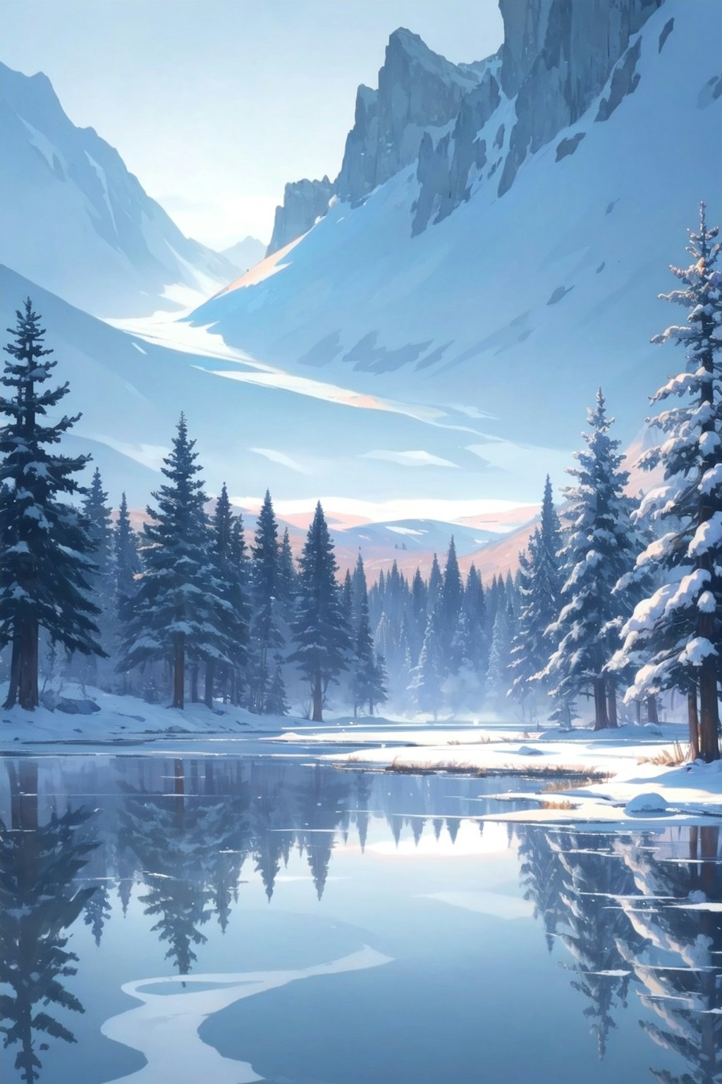 Snowy landscape 1