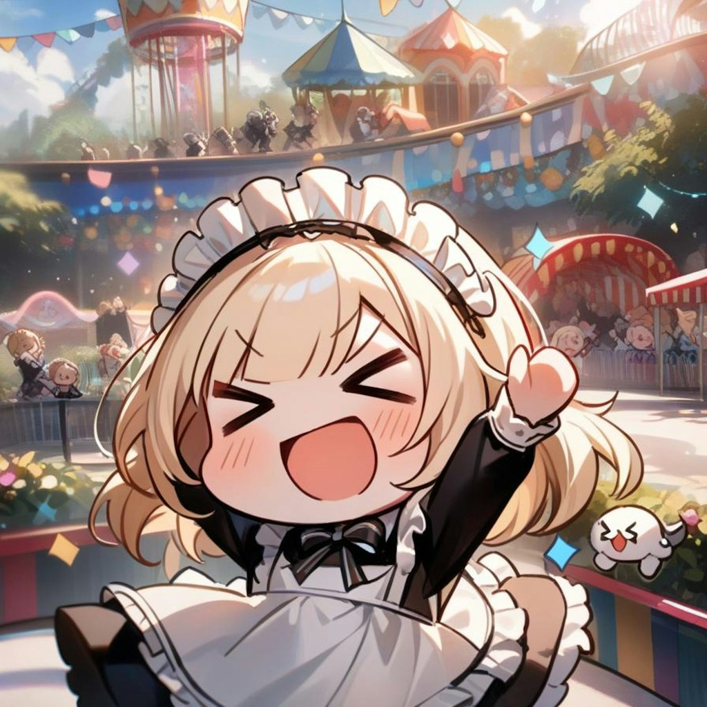 🎡遊園地だよ！メイドちゃん！🎠