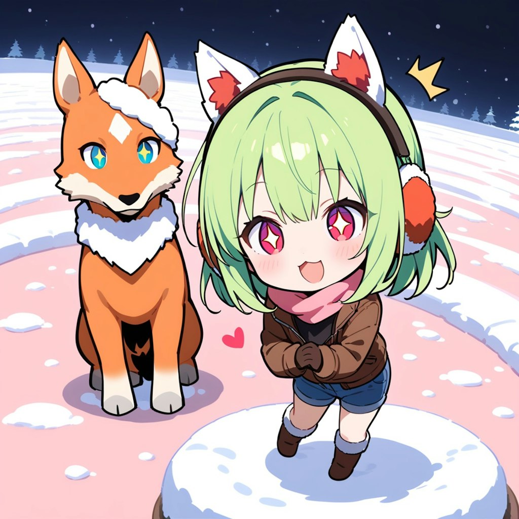 緑髪ちゃん