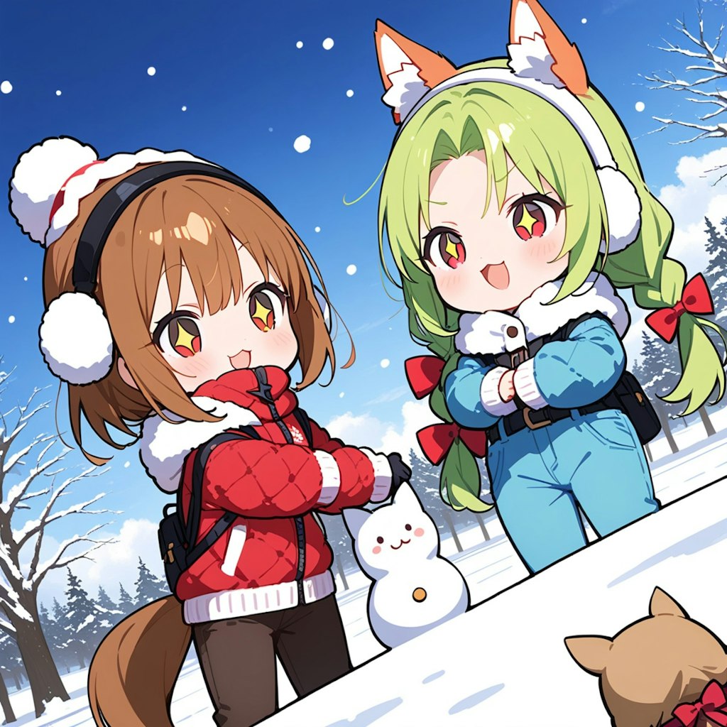 緑髪ちゃん