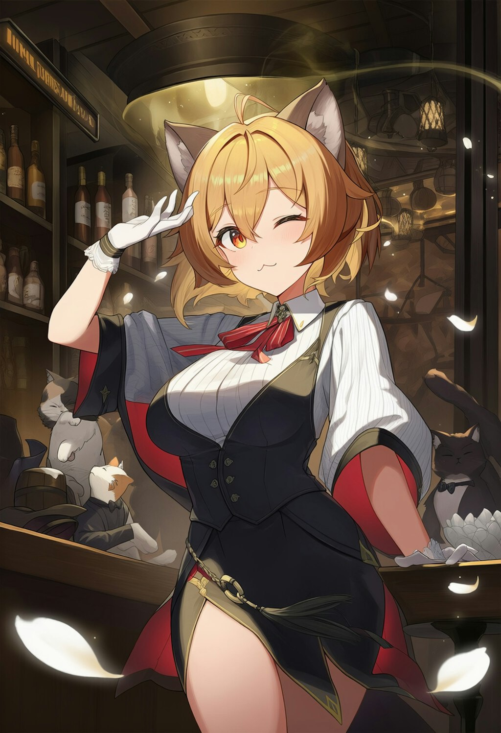 猫耳バーテンダー