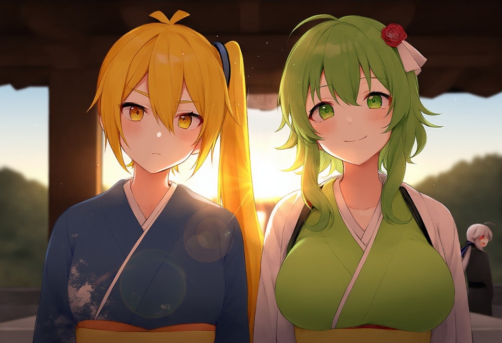 V4　ボカロ　亞北ネル　弱音ハク GUMI　明けましておめでとうございます