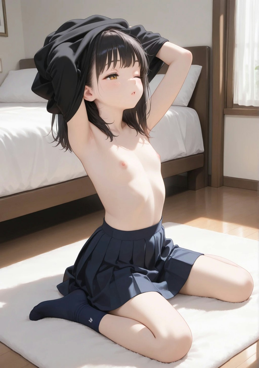 プリーツスカート
