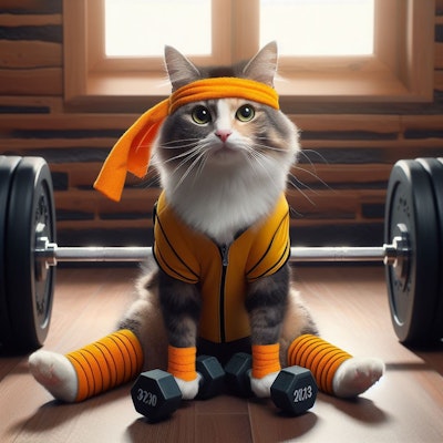【筋肉注意】鍛えすぎた猫②_20240112