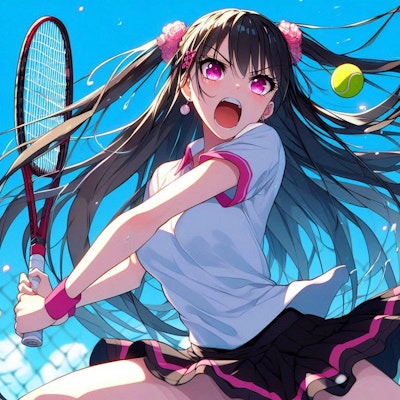 テニスをするうちの子★その1-1(11枚)