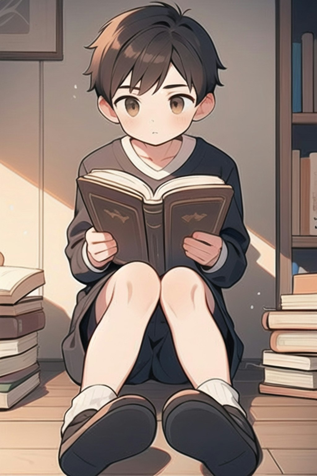 読書中