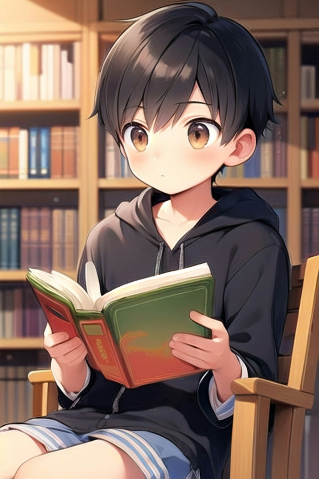 読書中