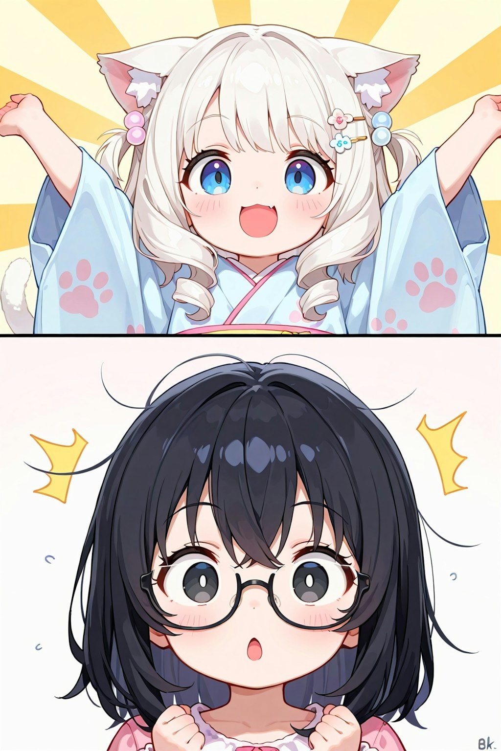 【なぞのえほん】ケモミミをほしがったおんなのこ