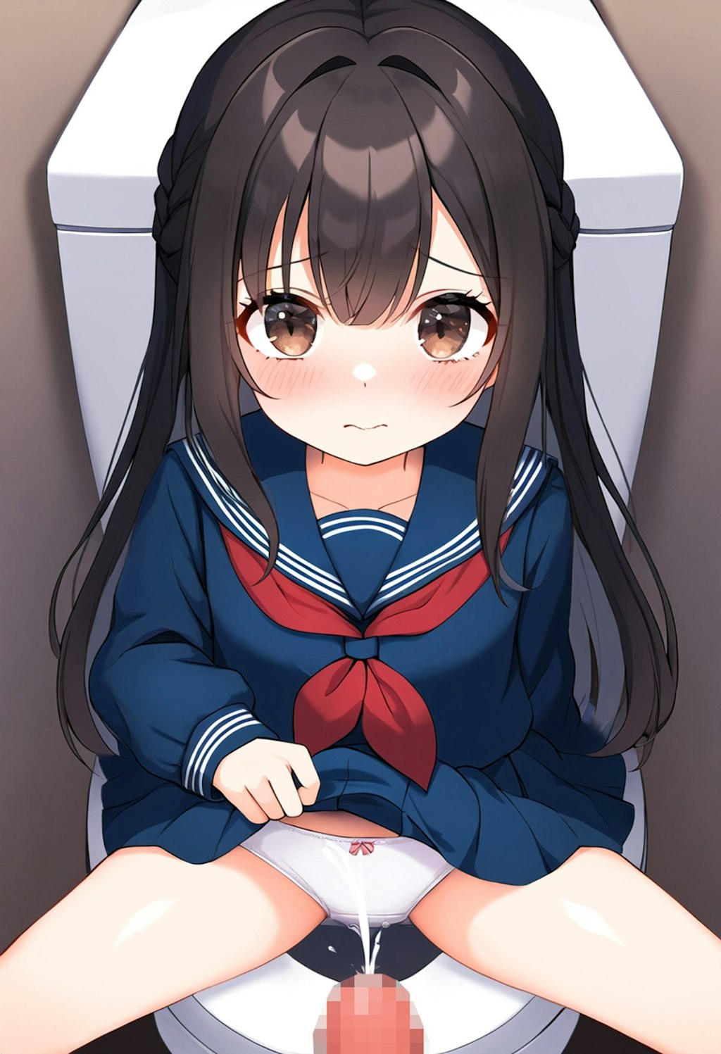 女の子は男子トイレにいるのがバレても何とかなる【トイレ抜き】