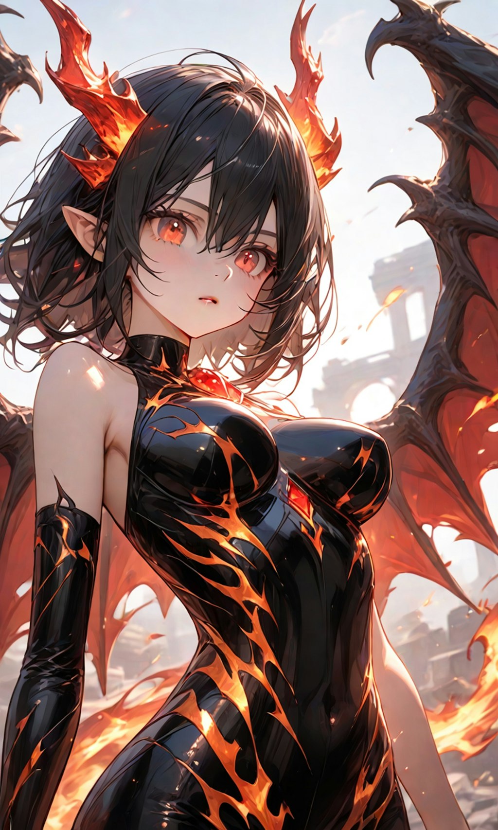 Flame dragon girl