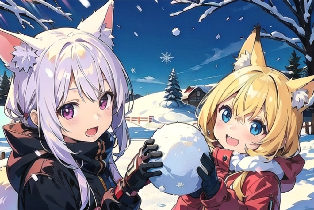 snowball fight