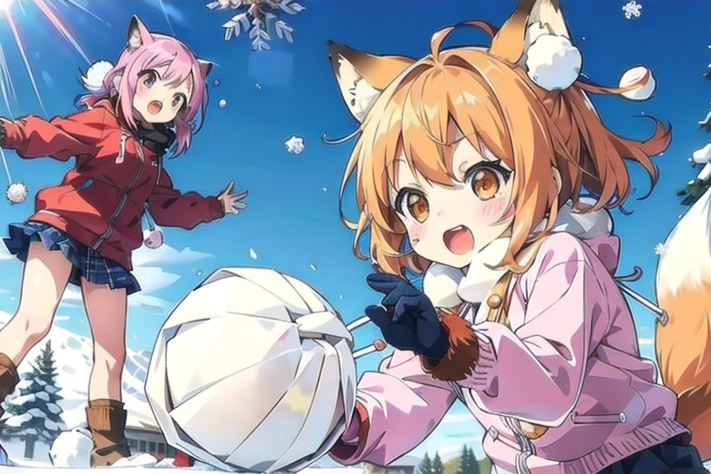 snowball fight