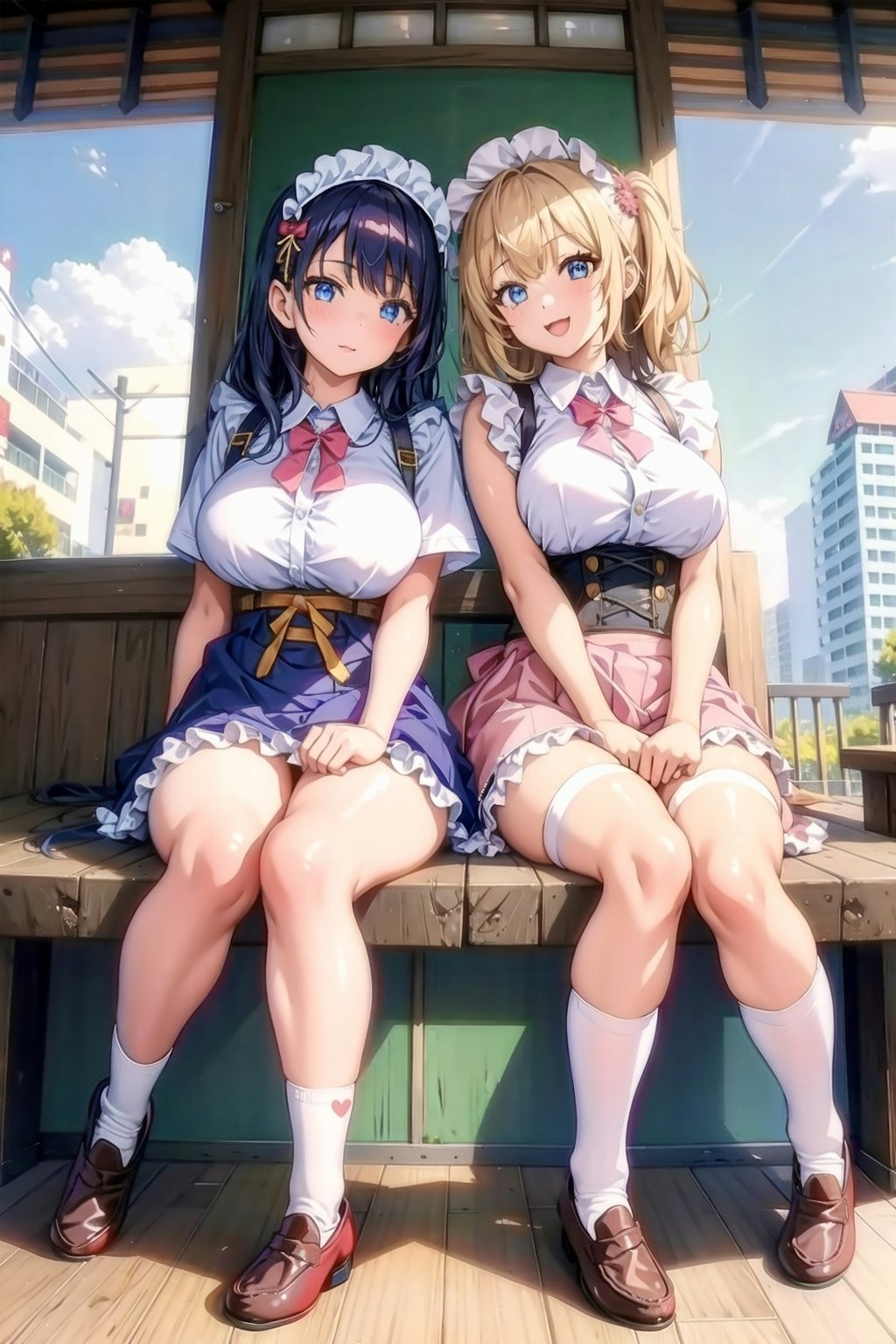 メイド服で公園へ！　〜はたらく制服〜