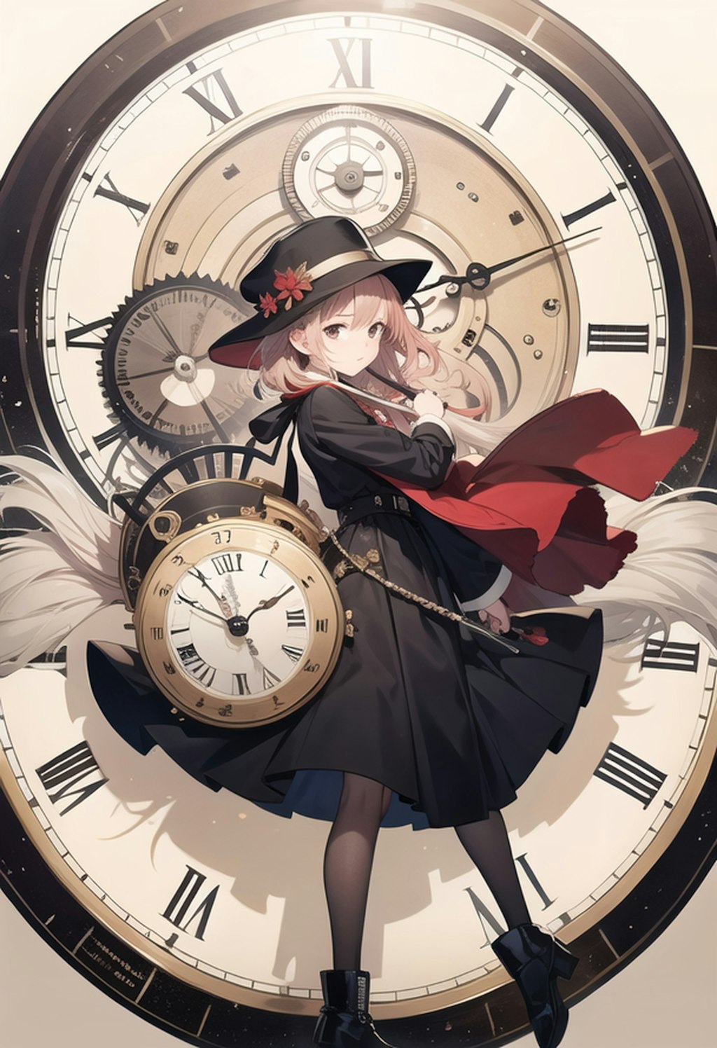 １呪文「clock」