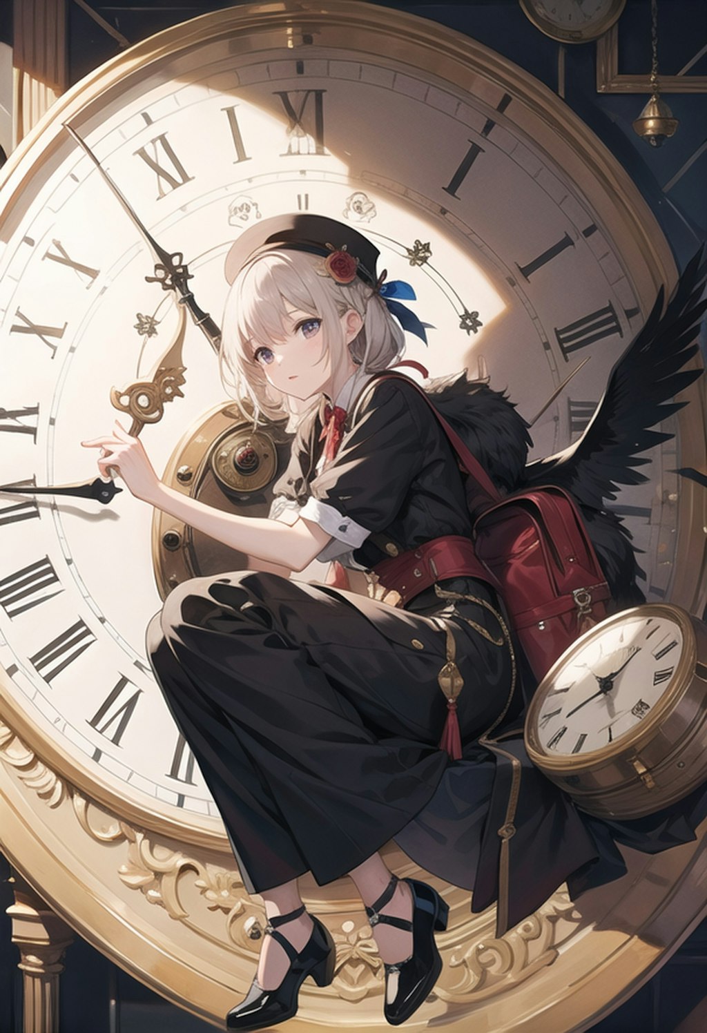 １呪文「clock」