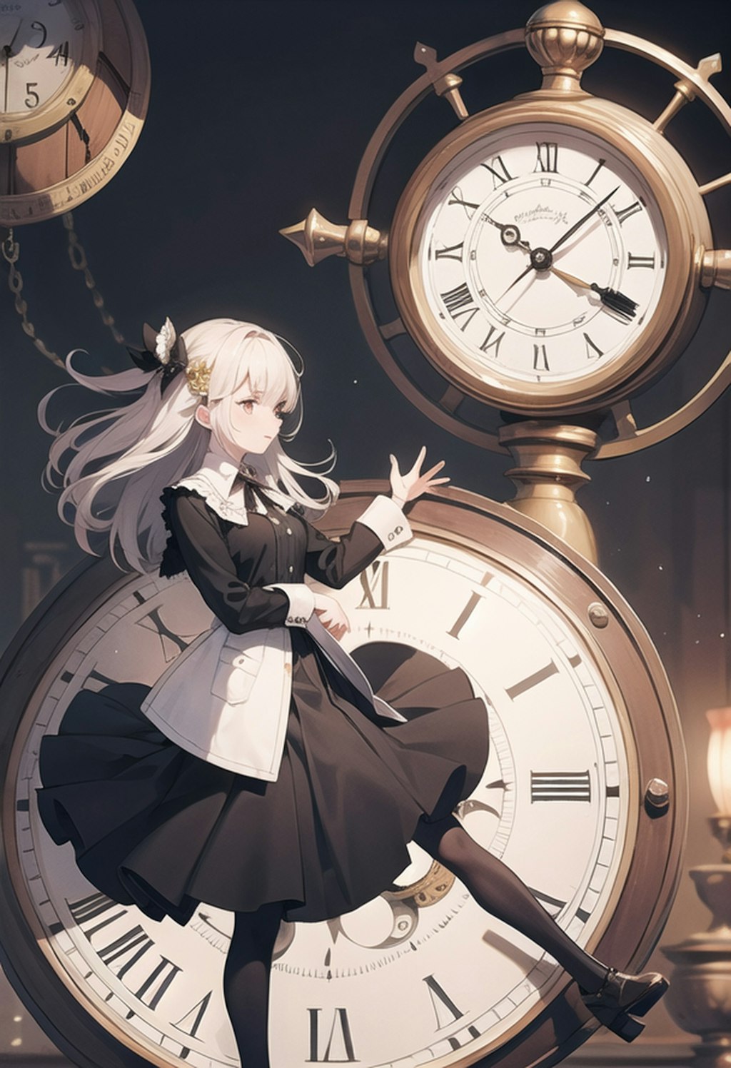 １呪文「clock」