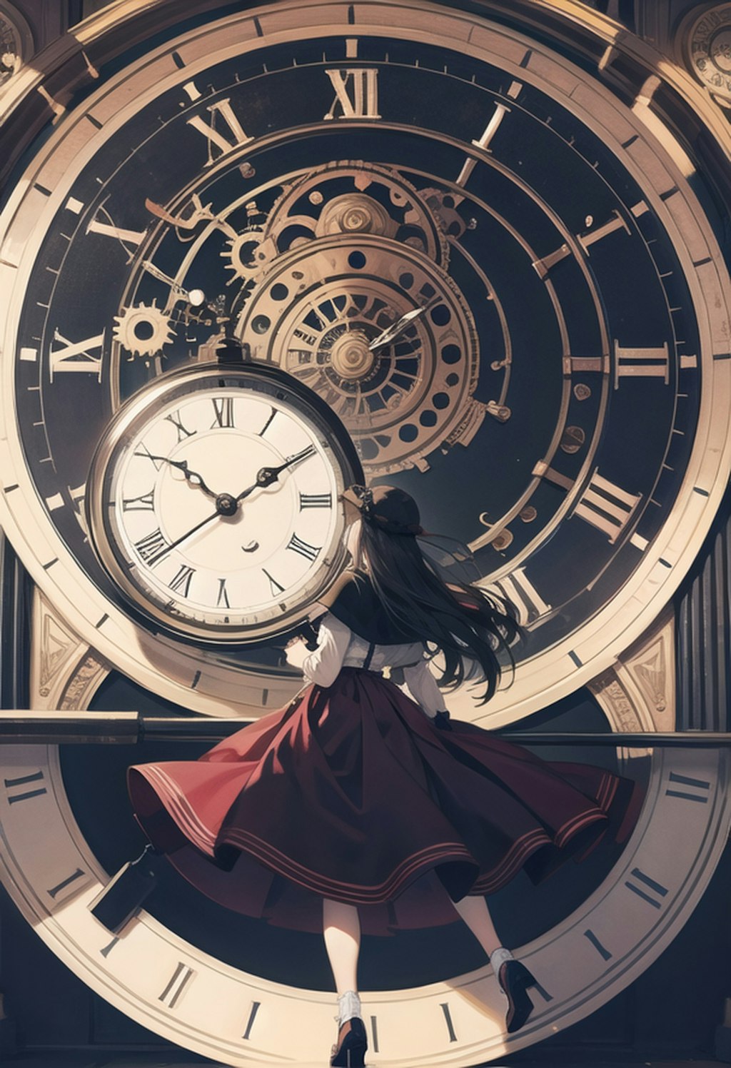 １呪文「clock」