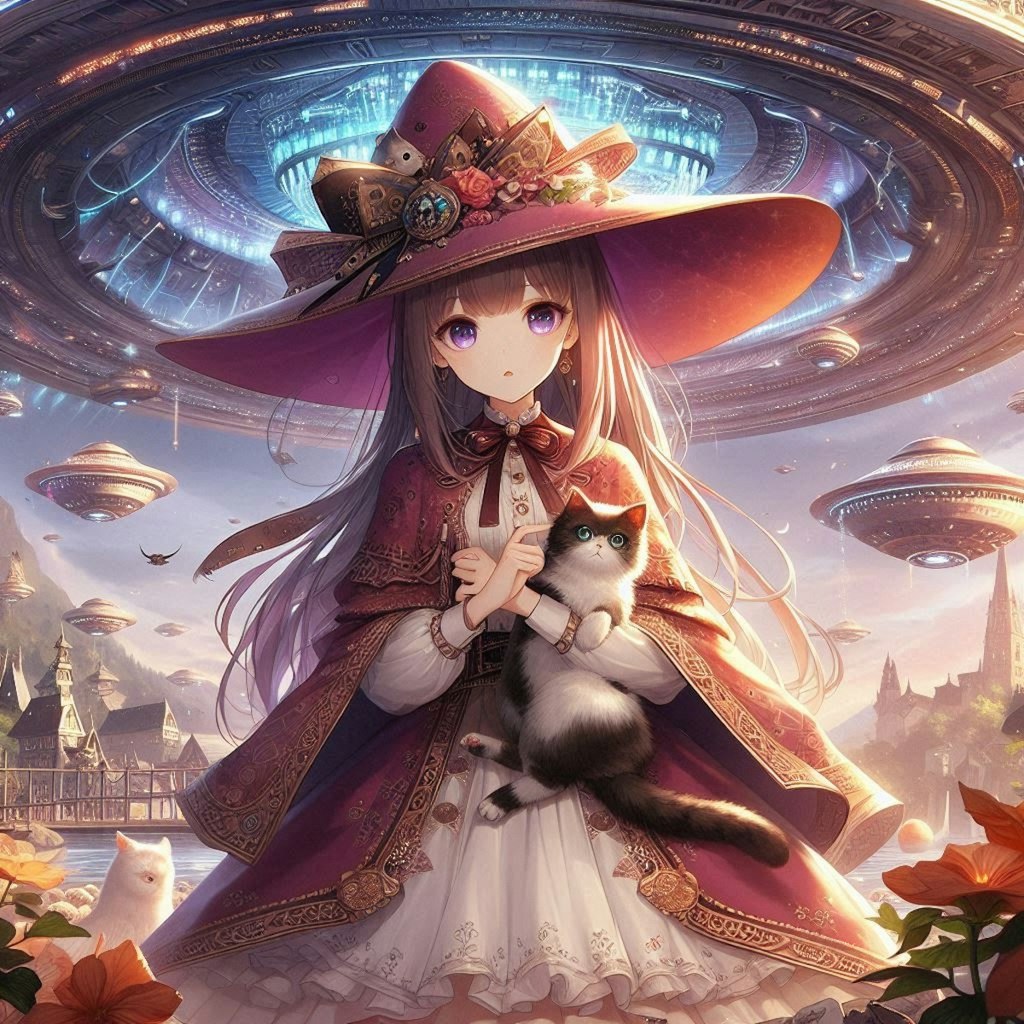 UFOと魔法少女