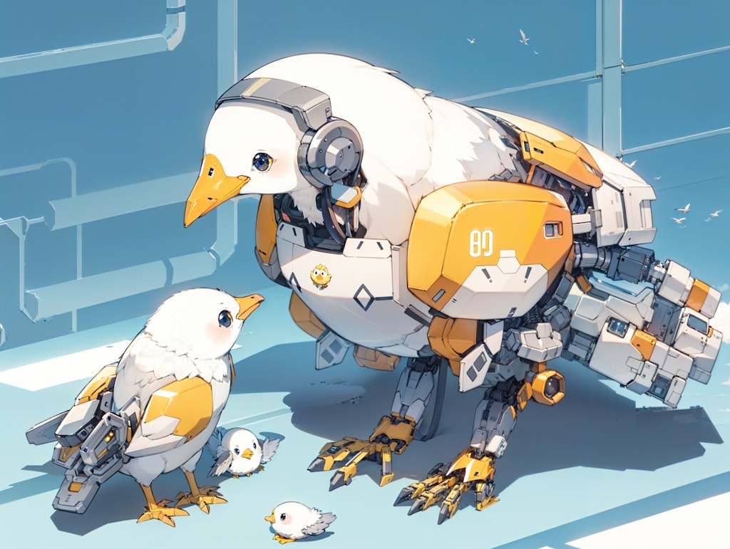 巨大鳥型ロボット３