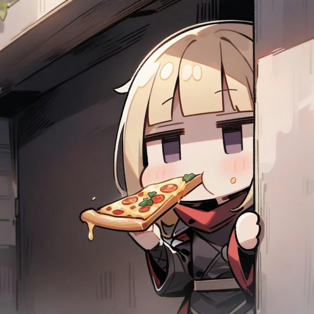 🍕もはや勤労意欲ゼロ系おピッツァ忍者ちゃん🍕