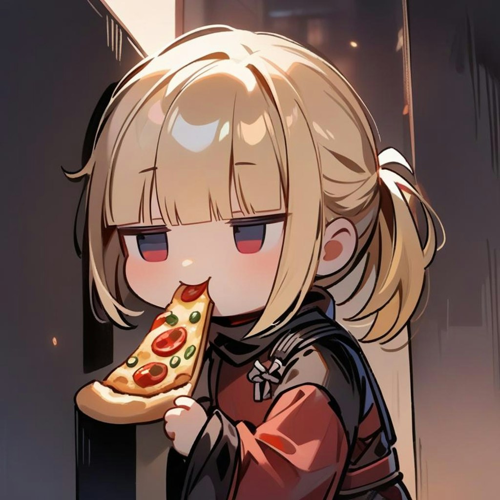 🍕もはや勤労意欲ゼロ系おピッツァ忍者ちゃん🍕