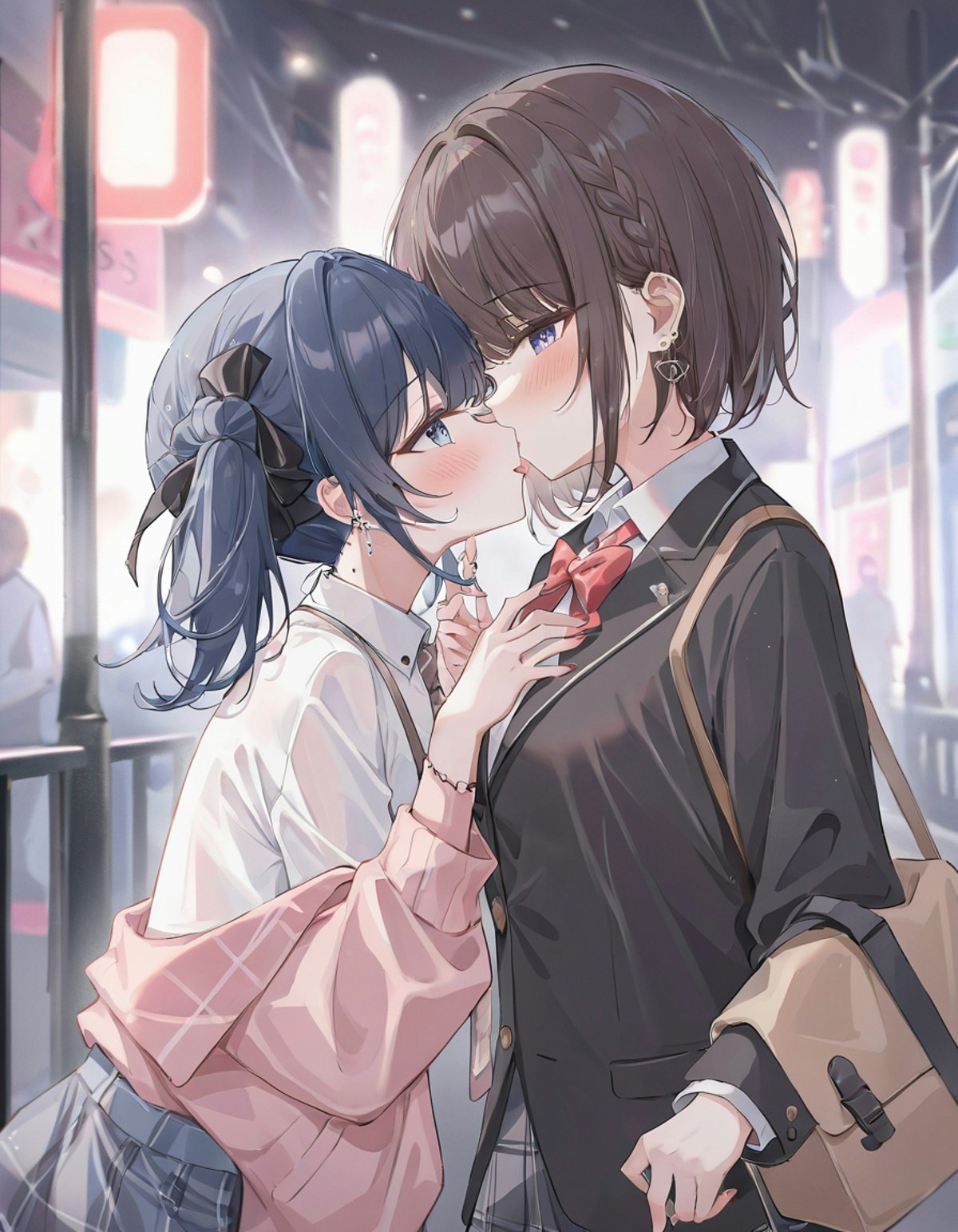 百合キス | chichi-pui（ちちぷい）AIイラスト専用の投稿＆生成サイト