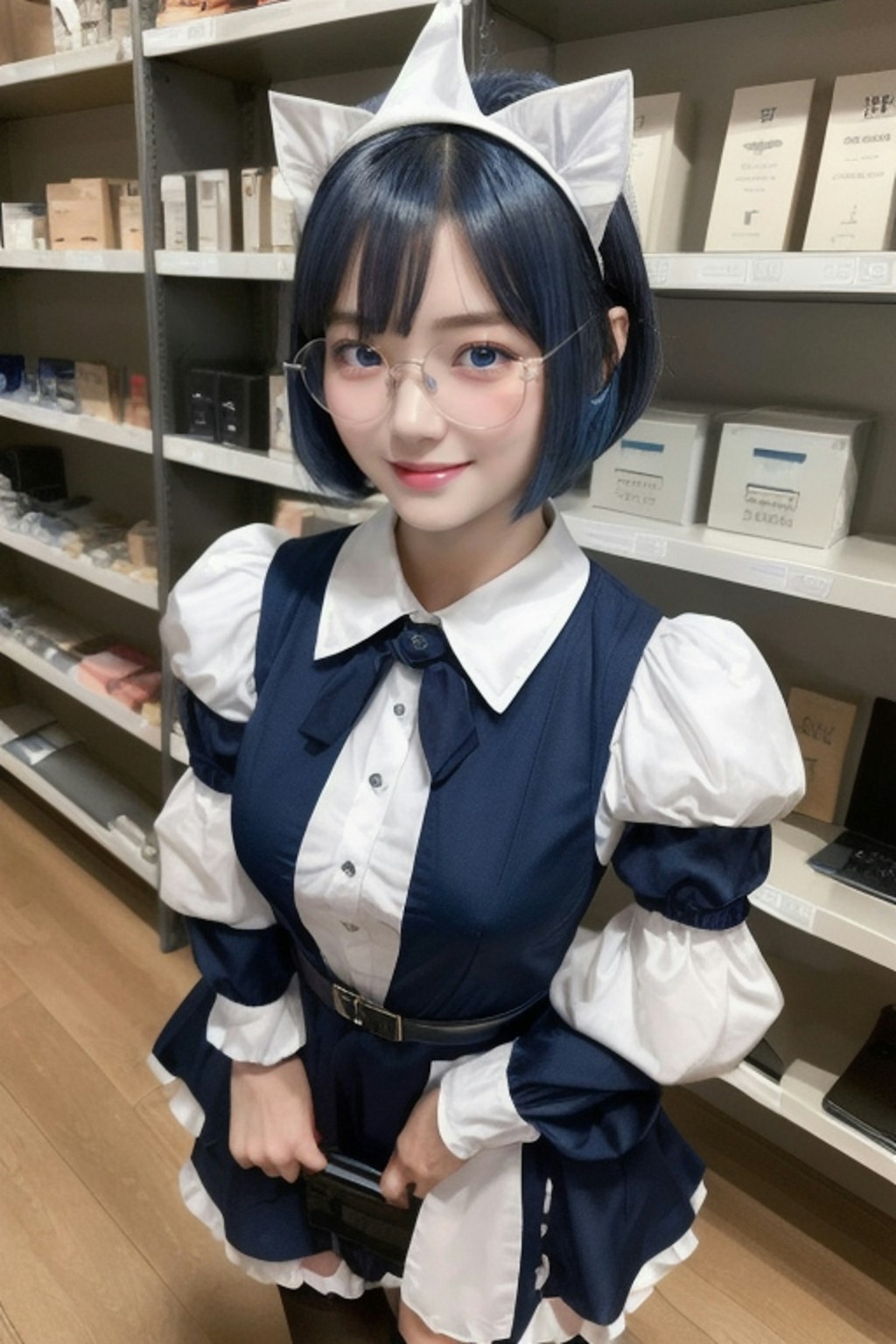 パソコンショップの看板娘