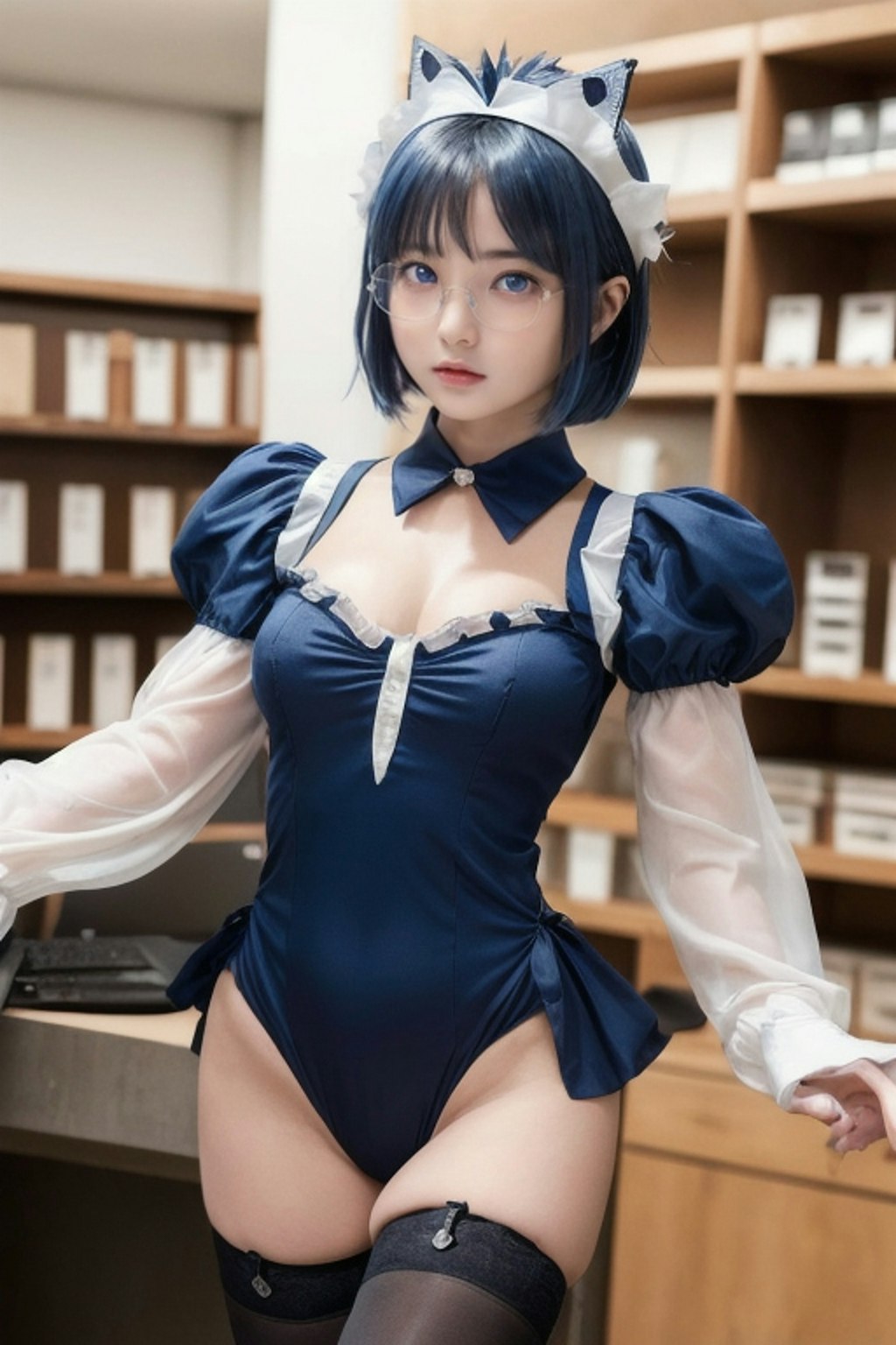 パソコンショップの看板娘