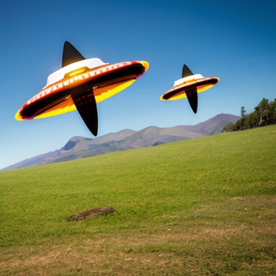 キノコ型UFO目撃 | の人気AIイラスト・グラビア