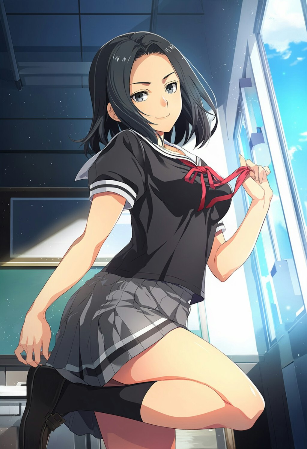夏服になりました！後輩ちゃん