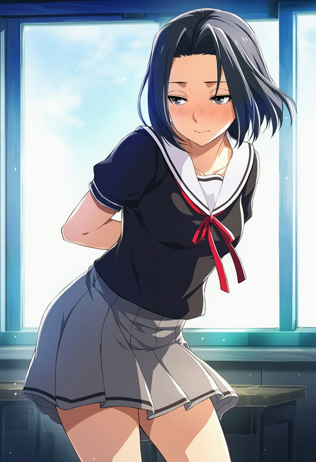 夏服になりました！後輩ちゃん
