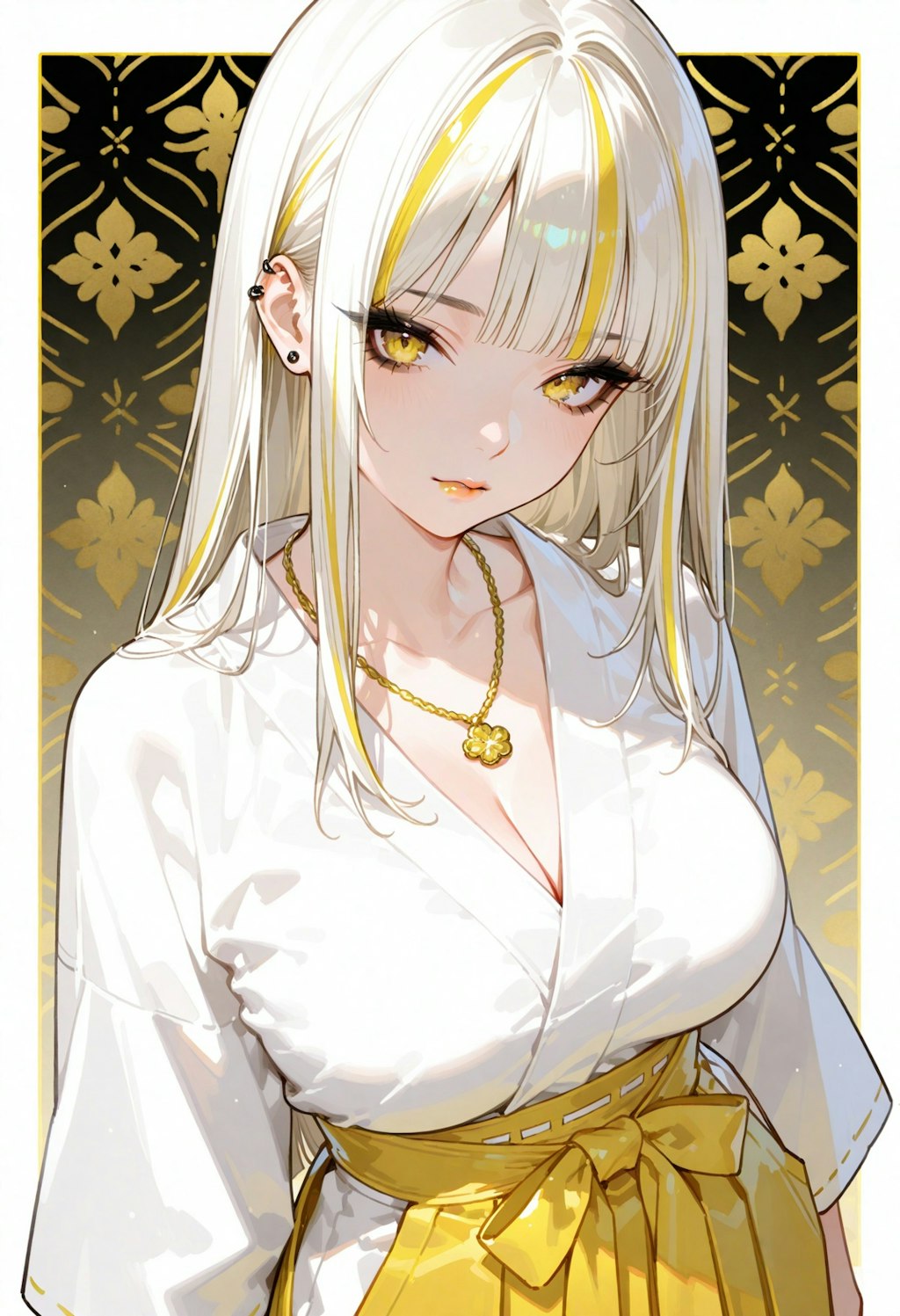 黄黒シンプル。