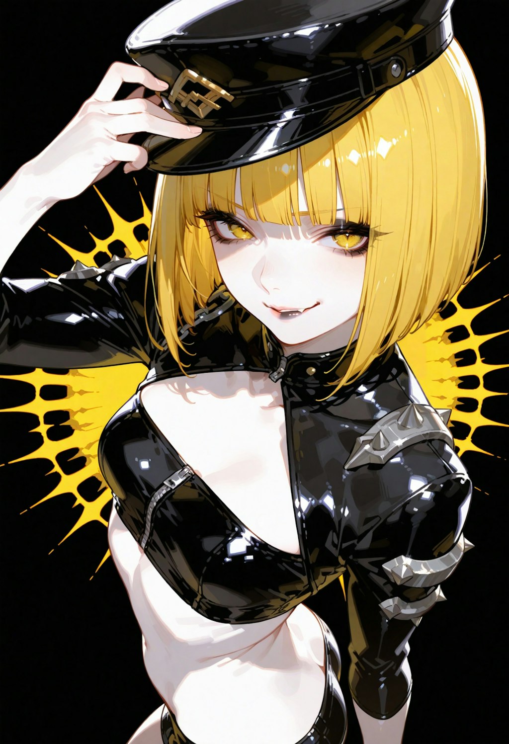 黄黒シンプル。