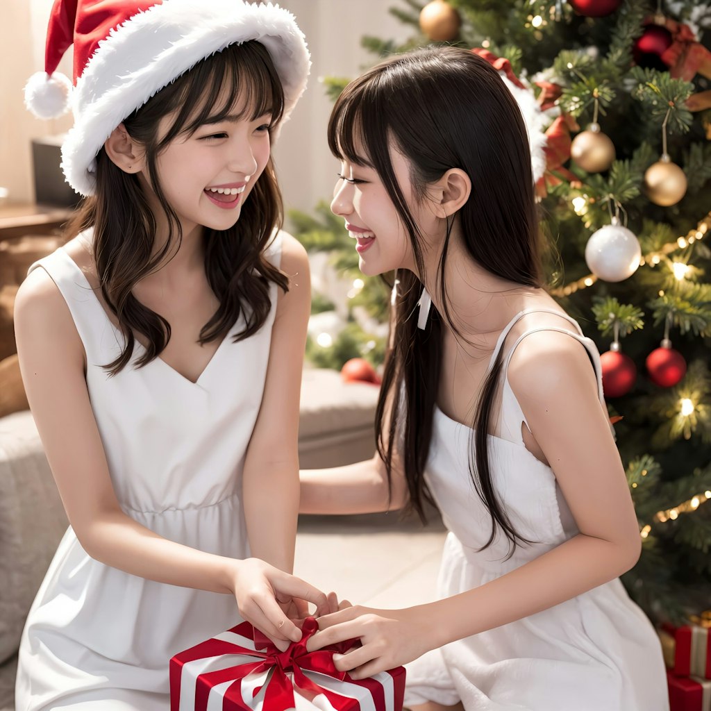 お友達とクリスマス