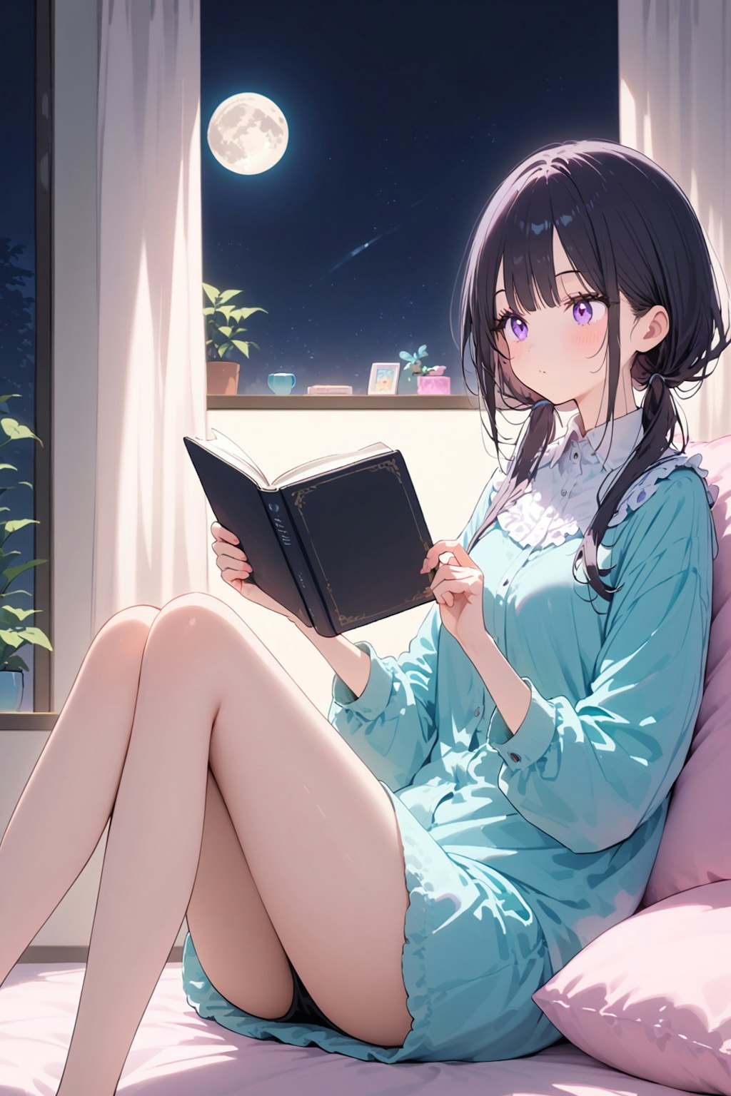 寝る前に読書